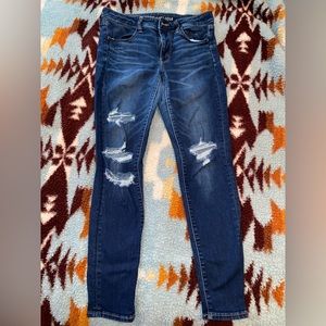 AE Next Level Stretch Distressed Skinny Jeans